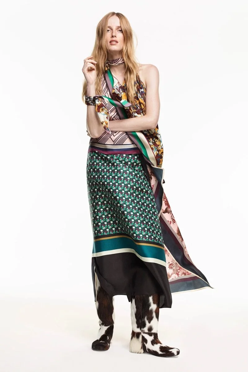 Zara 2025 neck scarf
